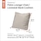 Classic Accessories Patio Lounge Chair/Loveseat Back Cushion, 25 x 22 x 4 Inch, Mushroom 62-064-MUSHRM-EC - alternate 9